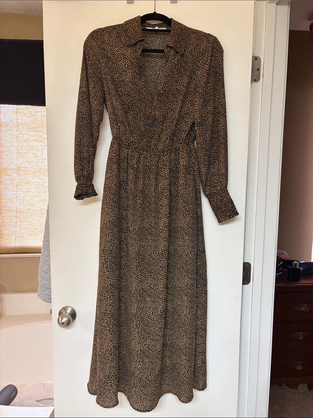 BB Dakota by Steve Madden Women's Brown Printed Maxi Dress